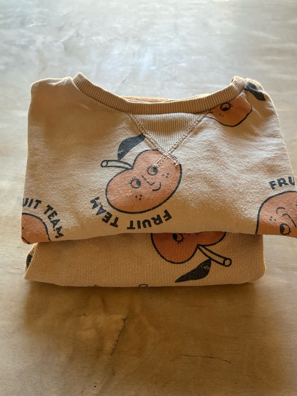 Zara “Fruit Team” set in peach